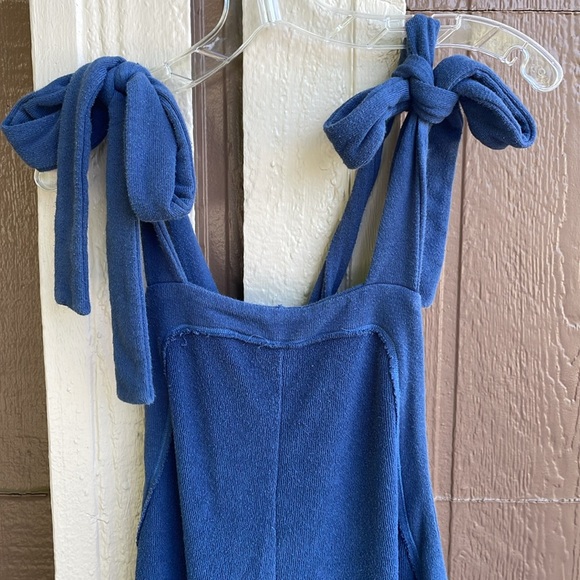 Free People Terry Cloth Overalls - Picture 2 of 5
